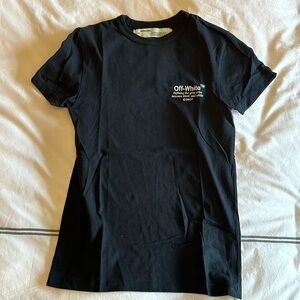Off-White Black Tee by Virgil Abloh